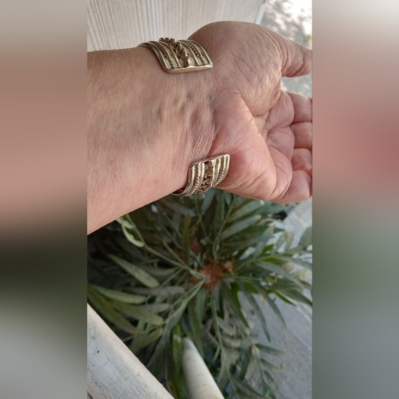 Navajo Sterling 925 Harry Morgan Signed Vintage Patina Cuff Bracelet - Picture 11 of 15